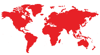 Carte légendée de nos pays d'intervention